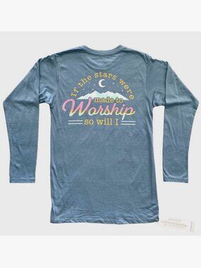 NWT NEW JADELYNN BROOKE THINGS SHE LOVES STARS WERE MADE TO WORSHIP TSHIRT SMALL